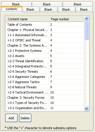 Screenshot of category section of 3D Issue