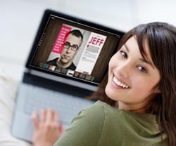Page-flipping flash magazine 