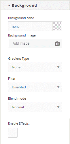 Background Properties