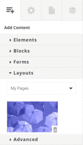 Accessing Custom Layouts in My Pages