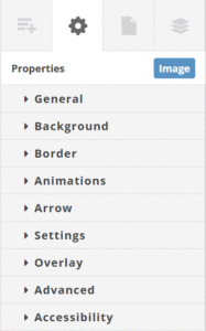 Properties Control Column